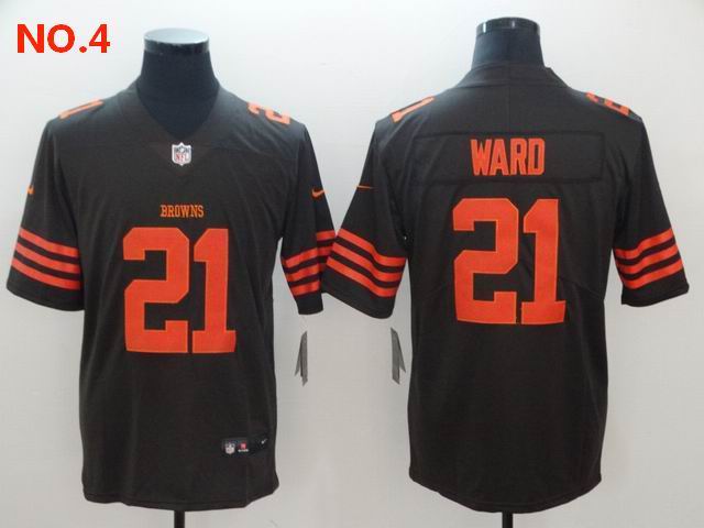 Men's Cleveland Browns #21 Denzel Ward Jesey NO.4;